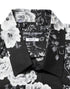 Dolce & Gabbana Black Floral Collared GOLD Casual Polo Shirt